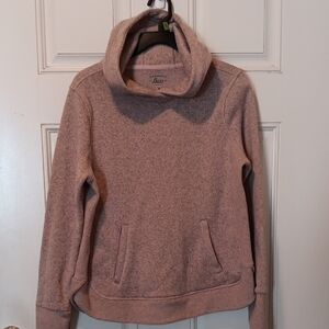 Lou & Grey Women's Cowl Neck Sweater in Soft Pink